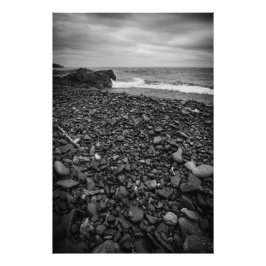 North Shore Rocky Beach Fotodruck