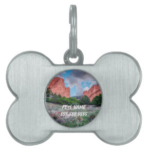 North South Gateway Rocks Garden of Gods Pet Tag Tiermarke