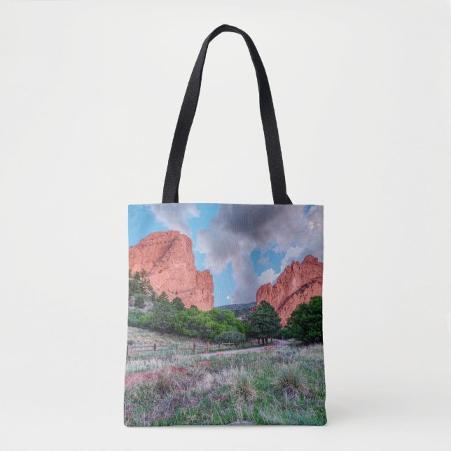 North South Gateway Rocks Garden of Gods Tote Bag (Vorderseite)