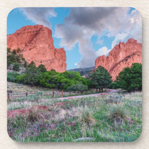 North South Gateway Rocks Garden of Gods Untersetz Getränkeuntersetzer