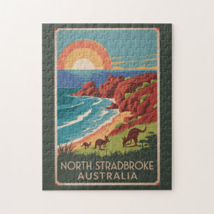 North Stradbroke Island Kangaroos Illustration Puzzle
