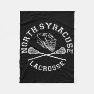 North Syracuse Lacrosse Vintag Distressive Retro L Fleecedecke