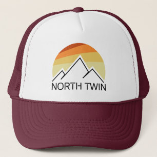 North Twin Mountain New Hampshire Retro Truckerkappe