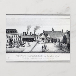 North View Arundel House in London Postkarte