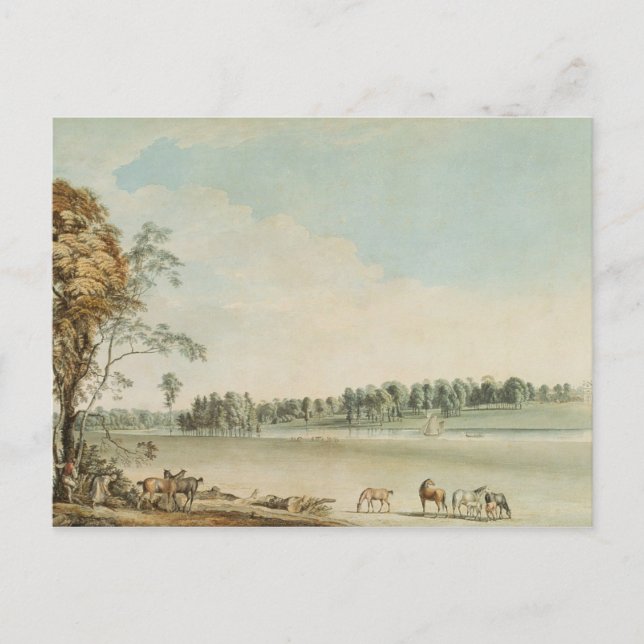 North West View Wakefield Lodge in Whittlebury Postkarte (Vorderseite)