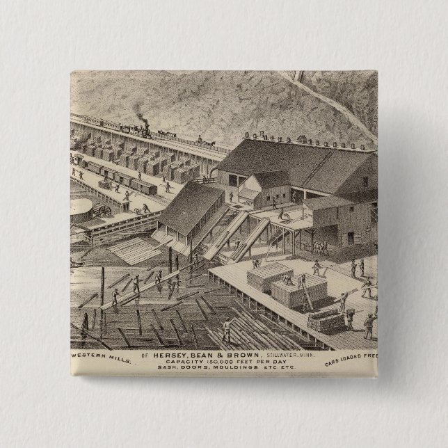 North Western Mills of Hersey, Minnesota Button (Vorderseite)