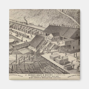 North Western Mills of Hersey, Minnesota Magnet