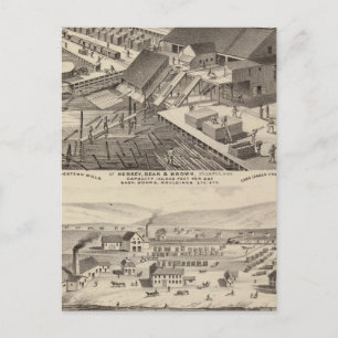 North Western Mills of Hersey, Minnesota Postkarte