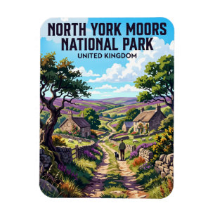 North York Moors Nationalpark Vereinigtes Königrei Magnet