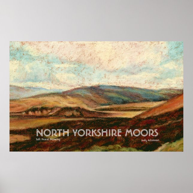 North Yorkshire Moors Print/Poster. Poster (Vorne)