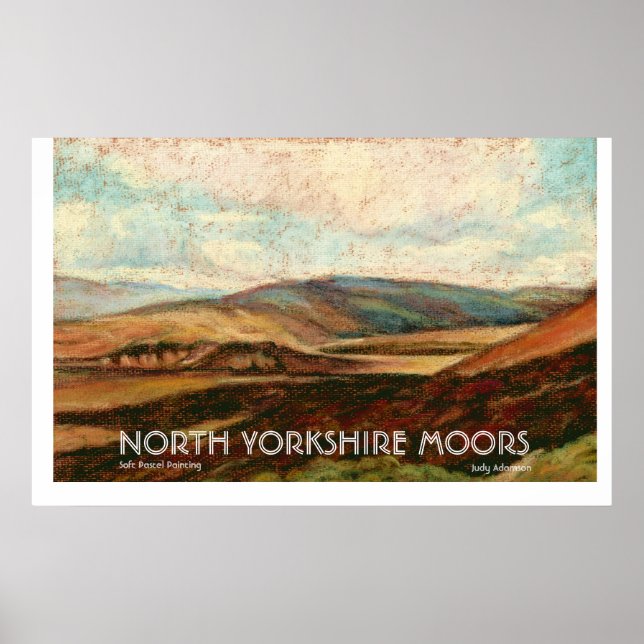 North Yorkshire Moors Print/Poster. Poster (Vorne)