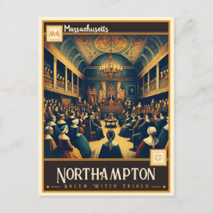 Northampton, Massachusetts   VINTAG Postkarte