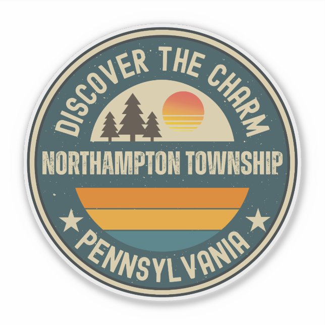 Northampton Township, Pennsylvania Aufkleber (Vorderseite)
