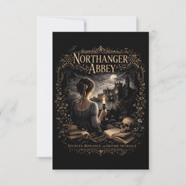 Northanger Abbey Dankeskarte (Vorderseite)
