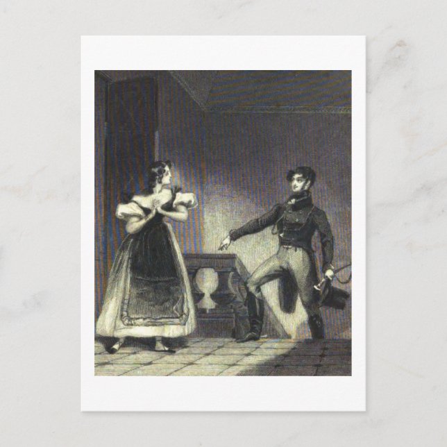 Northanger Abbey - Jane Austen Postkarte (Vorderseite)