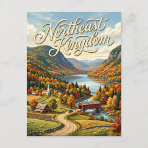 Northeast Kingdom Vermont Postkarte
