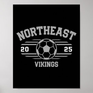 Northeast Vikings Fußball Byll 2025 Poster