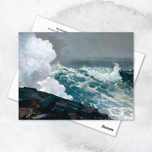 Northeaster Seascape Winslow Homer Postcard Postkarte