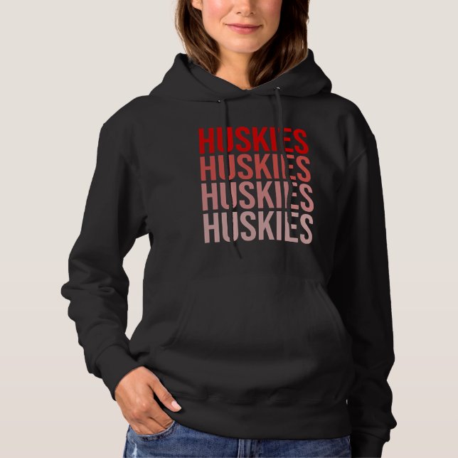 Northeastern University Nu Huskieses Boston Hoodie (Vorderseite)