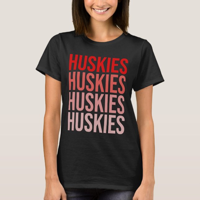 Northeastern University Nu Huskieses Boston T-Shirt (Vorderseite)