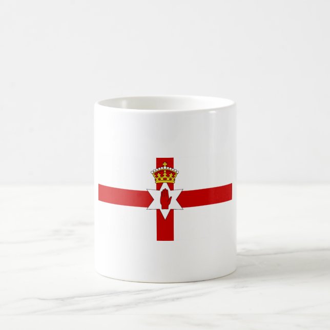Norther Irland Ulster kennzeichnen Kaffeetasse (Mittel)