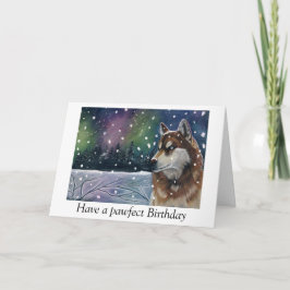 Northern Birthday Card Karte