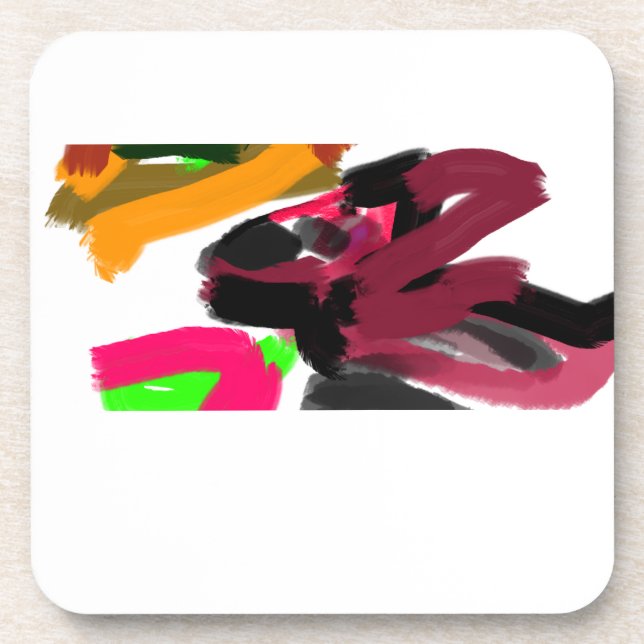  Northern Cardinal  autumn Getränkeuntersetzer (Vorderseite)