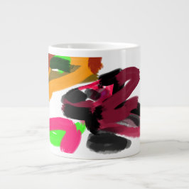  Northern Cardinal  autumn Jumbo-Tasse