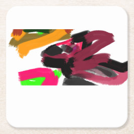  Northern Cardinal  autumn Rechteckiger Pappuntersetzer