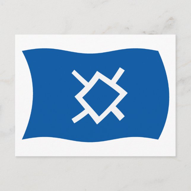 Northern-Cheyenne-Flag-Postkarte Postkarte (Vorderseite)