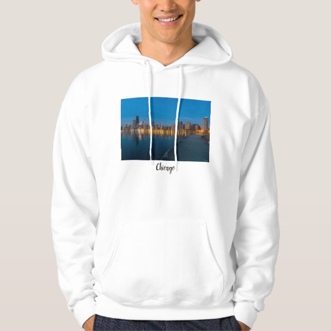 Northern Chicago Cityscape Hoodie (Vorderseite)
