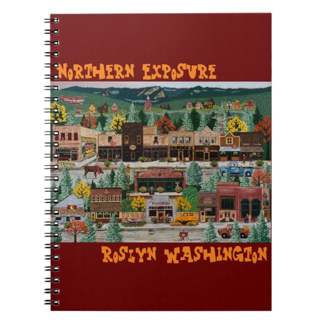 "Northern Exposure" ~ Roslyn, Washington Notizblock (Vorderseite)