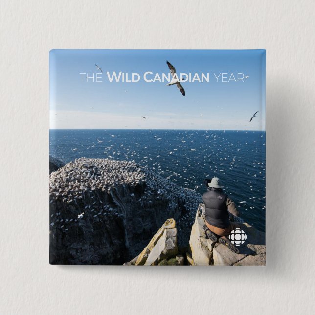 Northern Gannets Button (Vorderseite)