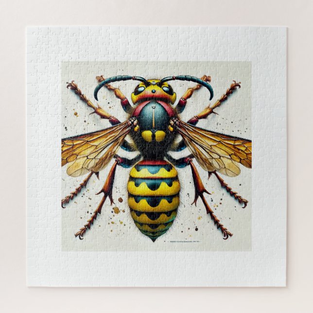Northern giant hornet 230824IREF238 - Watercolor Puzzle (Vertikal)