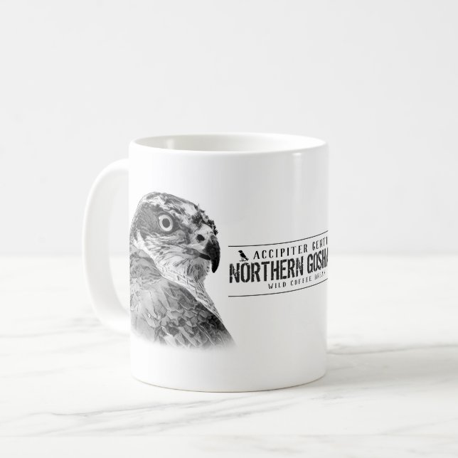Northern Goshawk Kaffeetasse (Vorderseite Links)