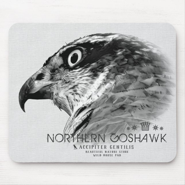Northern Goshawk Mousepad (Vorne)