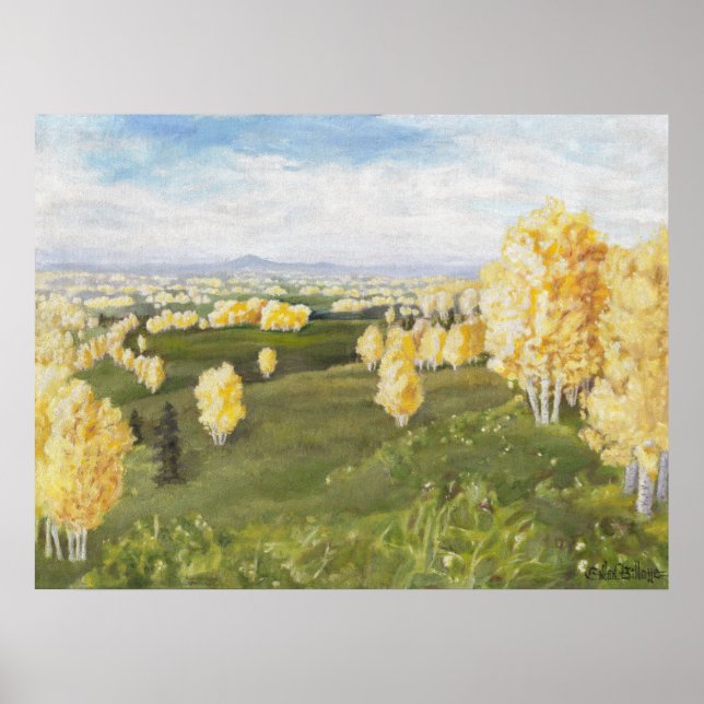 Northern Hills of Aspen: Print Poster (Vorne)