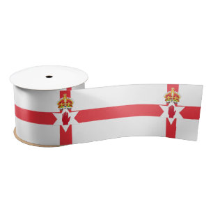 Northern Ireland flag Ribbon Satinband