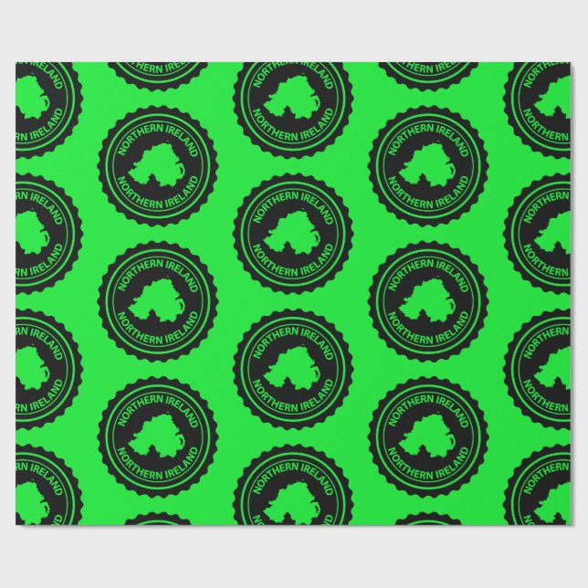 Northern Ireland Geschenkpapier (Flach)