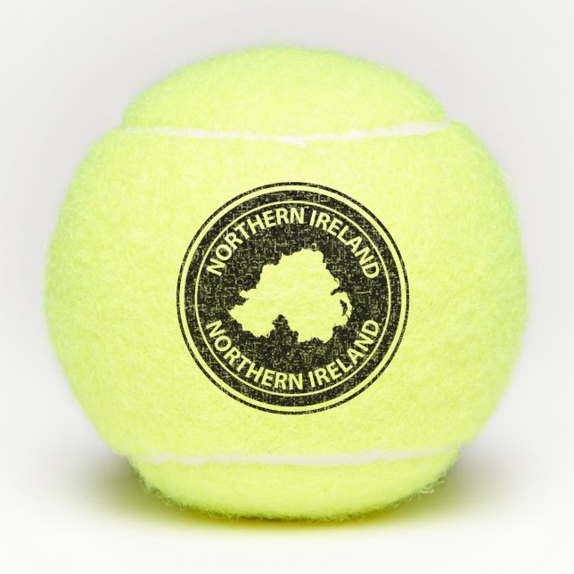 Northern Ireland Tennisbälle (Vorderseite)