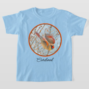 Northern Kardinal Flying - Original Fotografie T-Shirt