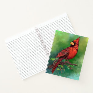 Northern Kardinal Notebook Notizbuch
