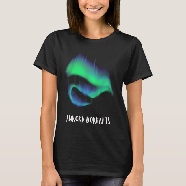 Northern Light Aurora Green Sky Men Women Kids T-Shirt (Vorderseite)