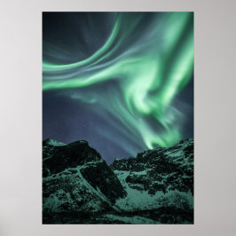 Northern Light in Norwegen Poster