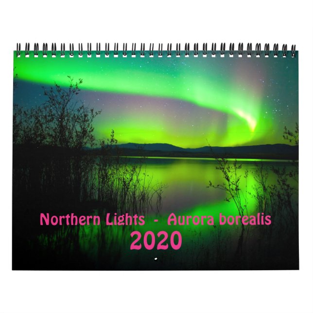 Northern Lights 2020 - Medium Calendar Kalender (Titelbild)