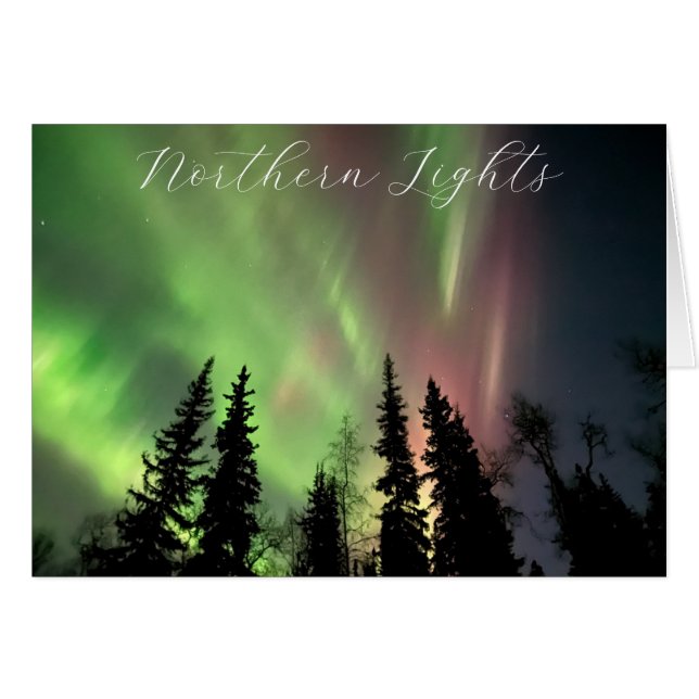 Northern Lights - 5" x 7" Art Card (Vorderseite (Horizontal))