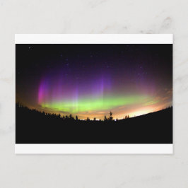 Northern Lights Alaska Sky Night Postkarte