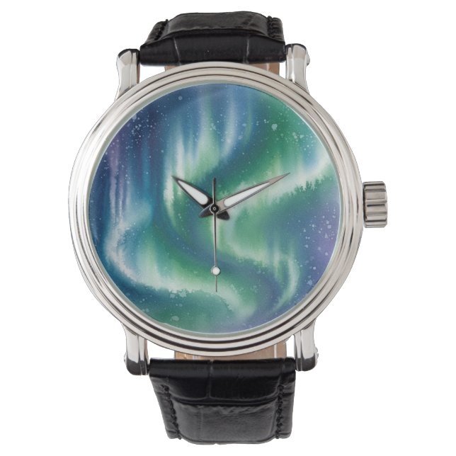 Northern Lights Armbanduhr (Vorderseite)