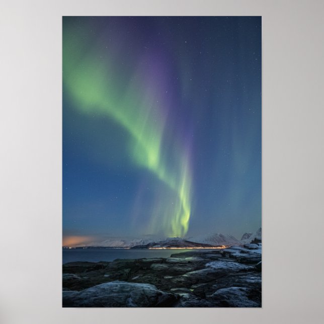 Northern Lights Astro Foto Poster (Vorne)