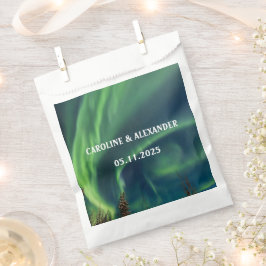 Northern Lights Aurora Borealis Night Sky Wedding Geschenktütchen